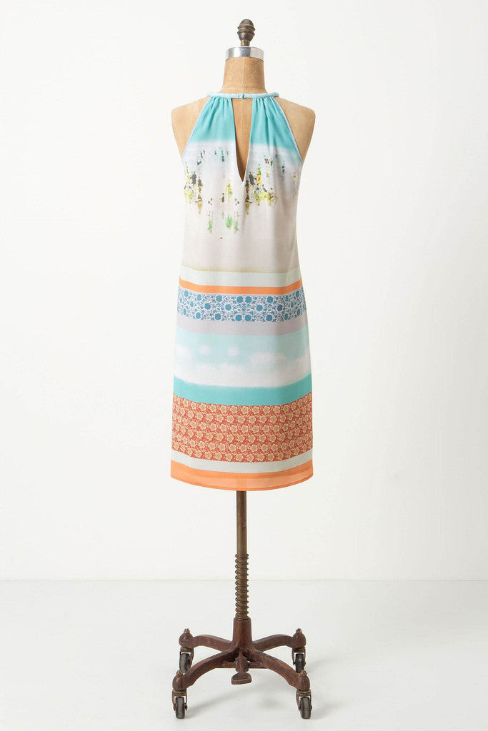 Inkjet Halter Dress