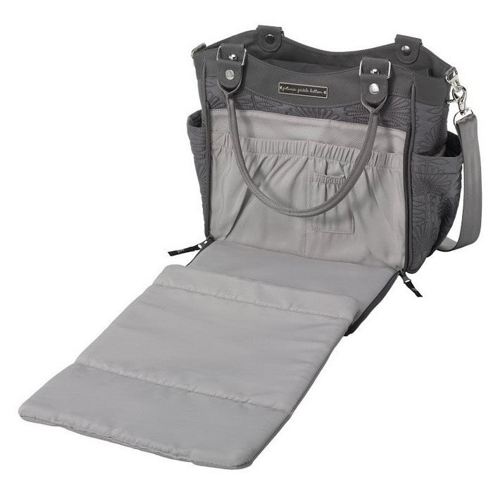 Petunia Pickle Bottom City Carryall Baby Nappy Bag - Champs Elysees Stop Grey