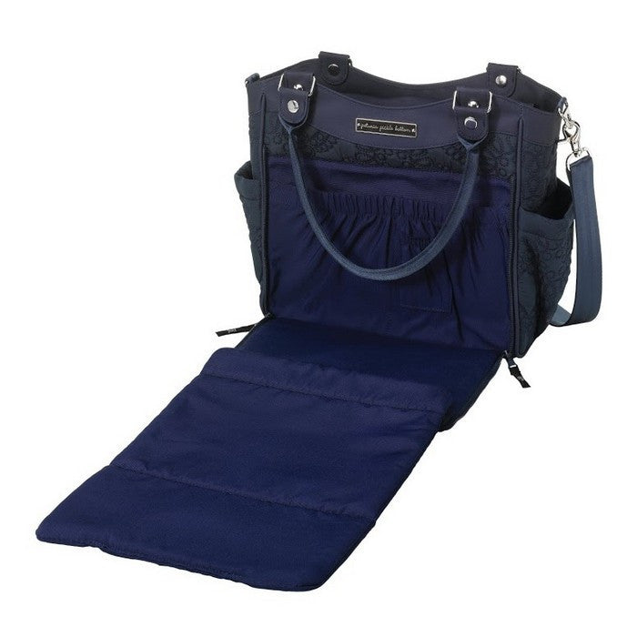 Petunia Pickle Bottom City Carryall Baby Nappy Bag - Waterloo Stop Navy