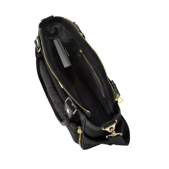 Petunia Pickle Bottom City Carryall Baby Nappy Bag - Central Park North Stop Black
