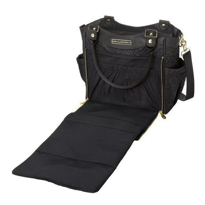 Petunia Pickle Bottom City Carryall Baby Nappy Bag - Central Park North Stop Black