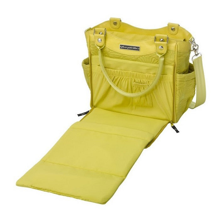 Petunia Pickle Bottom City Carryall Baby Nappy Bag - Union Square Stop Yellow