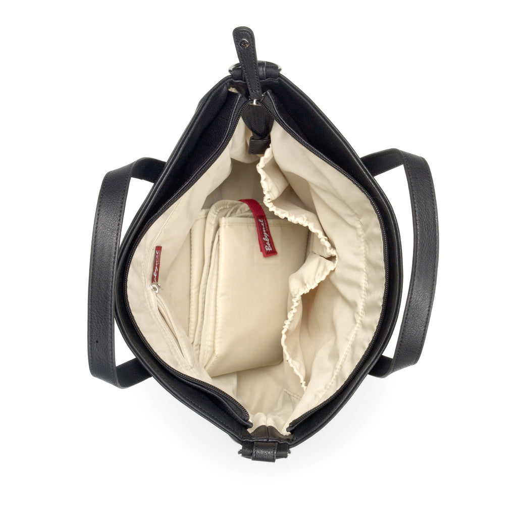 Babymel Grace Baby Nappy Bag - Black Nylon