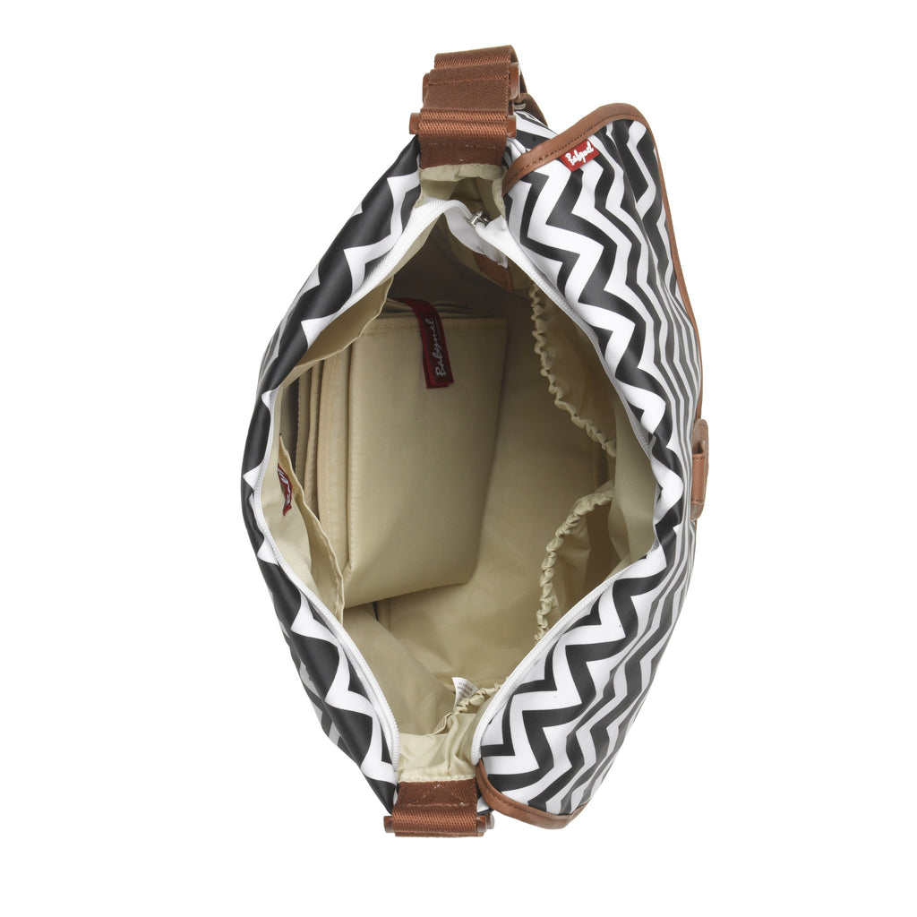 Babymel Satchel Baby Nappy Bag - Jumbo Dot Fawn
