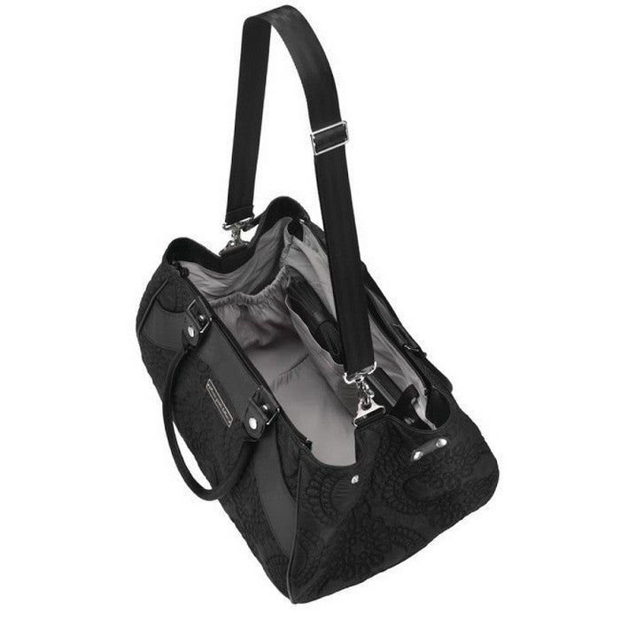 Petunia Pickle Bottom Wistful Weekender Baby Nappy Bag - Central Park North Stop Black
