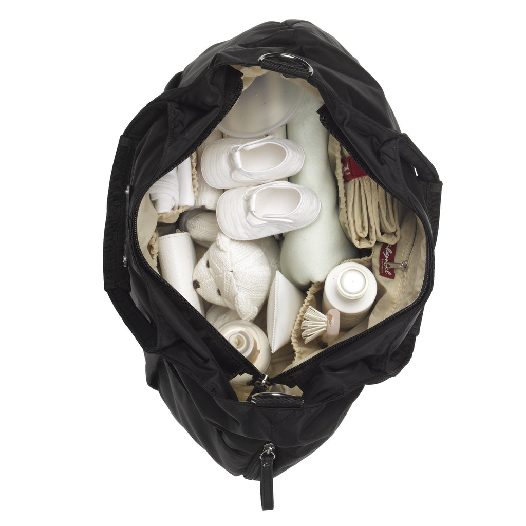 Babymel Zahra Baby Nappy Bag - Black
