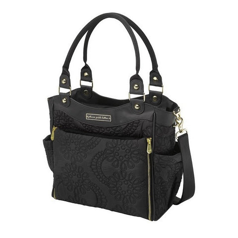 Petunia Pickle Bottom City Carryall Baby Nappy Bag - Central Park North Stop Black