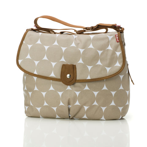 Babymel Satchel Baby Nappy Bag - Jumbo Dot Fawn