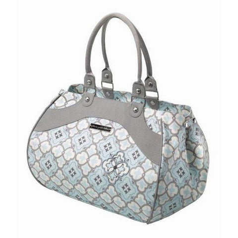 Petunia Pickle Bottom Wistful Weekender Baby Nappy Bag - Classically Crete Grey Blue