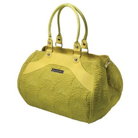 Petunia Pickle Bottom Wistful Weekender Baby Nappy Bag - Union Square Stop Yellow